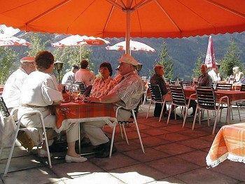 Rhodania Leukerbad Buitenkant foto